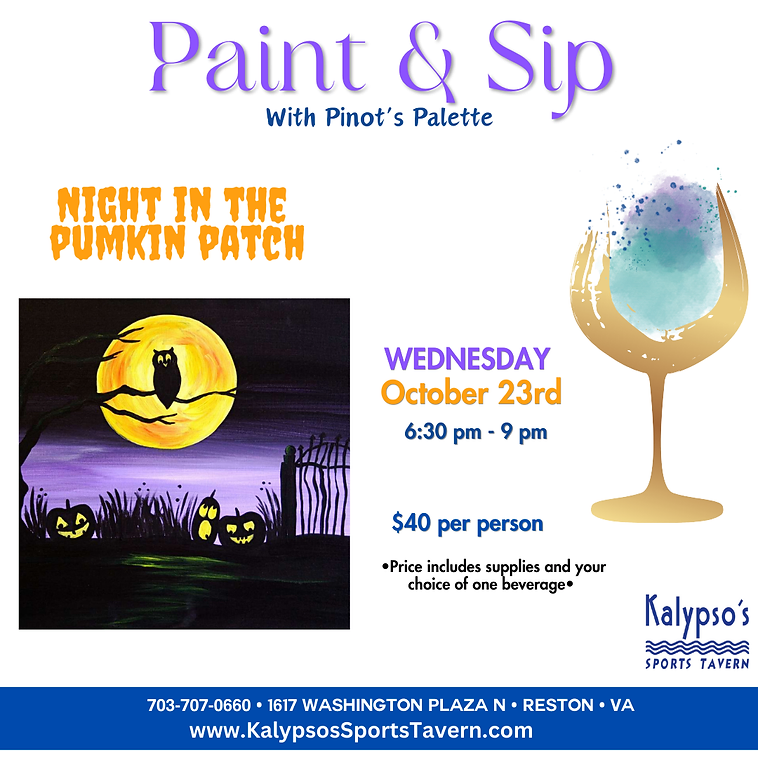 Paint & Sip at Kalypsos